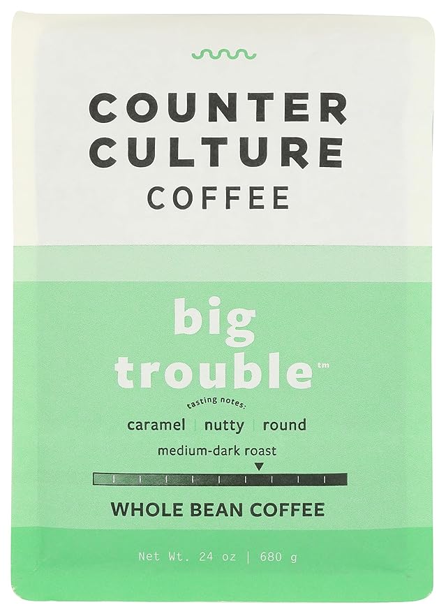 COUNTER CULTURE COFFEE Big Trouble Blend Whole Bean Coffee 24 OZ