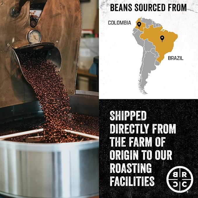 Black Rifle Coffee Company Silencer Smooth 5 lb Bag Ground Coffee Light Roast - Roasted Blend Made from Arabica Beans - Colombian &amp Brazilian Beans - Veteran Founded &amp American Made