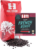 Equal Exchange Organic Coffee French Roast Bulk Whole Bean Blends 5 lb.
