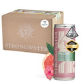 Strongwater Non Alcoholic Paloma - 12 Pack Cans (8.4 Fl Oz Each) - Premium Non Alcoholic Drinks - Ready to Drink Paloma Alcohol Free Drinks Made with Grapefruit Juice Hibiscus Rose and Sea Salt