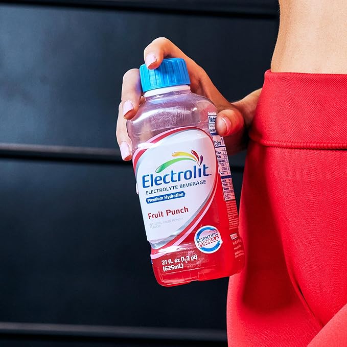 Electrolit Electrolyte Beverage Fruit Punch 21 Fl Oz bottle (Pack of 12)