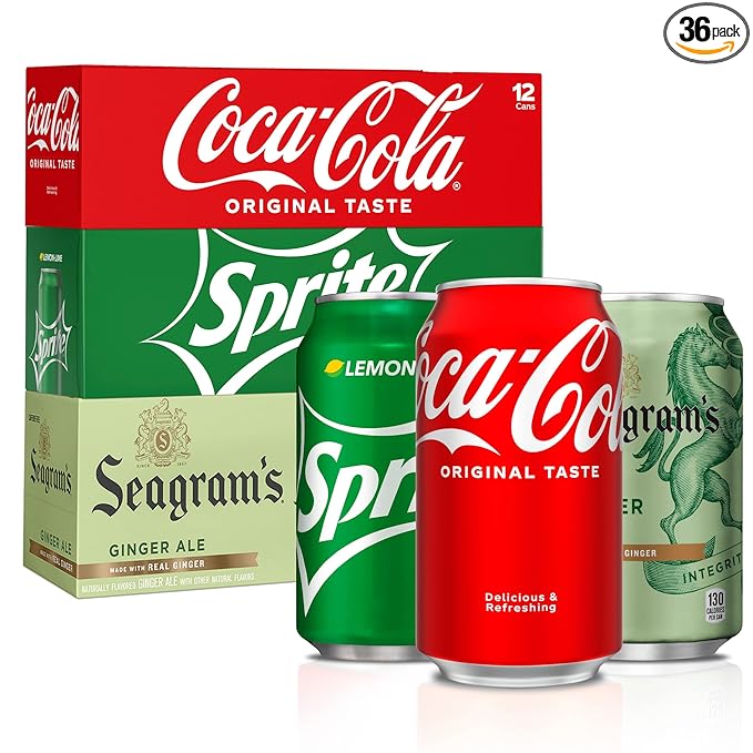Coca-Cola Soda Soft Drink Party Pack 12 Fl Oz