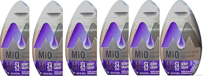Mio Liquid Water Enhancer Berry Grape 1.62 OZ 6-Pack