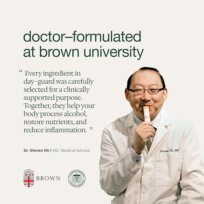 Day–Guard — Feel Better After Drinking Wake Up Refreshed Science-Backed Doctor-Formulated Pre Drinking Jelly Gummies for Regret Prevention Made in Korea 10-Pack of 22g Sticks (Mango)