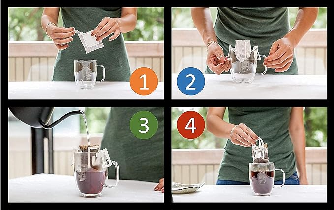 Tribo Coffee Single-Serve Portable Pour Over Drip Coffee | The Blends Masterclass Bundle |10-servings each (30 total servings)