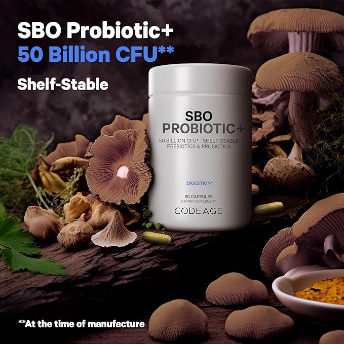 Codeage - Multi Collagen Protein + SBO Probiotics 50 Billion CFU Bundle