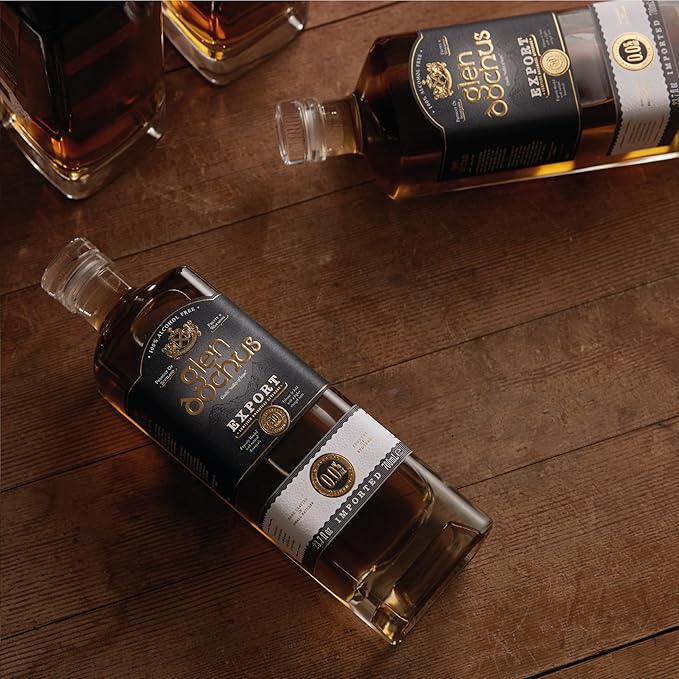 Glen Dochus Export Blend Non Alcoholic Whiskey Award Winning Aromatic and Warming Scottish Non Alcoholic Spirits - Halal Low Sugar and Gluten Free Part of the Spirits of Virtue Range (700ml)