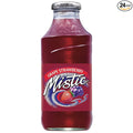 Mistic Grape Strawberry Juice 16 fl oz (24 Glass Bottles)