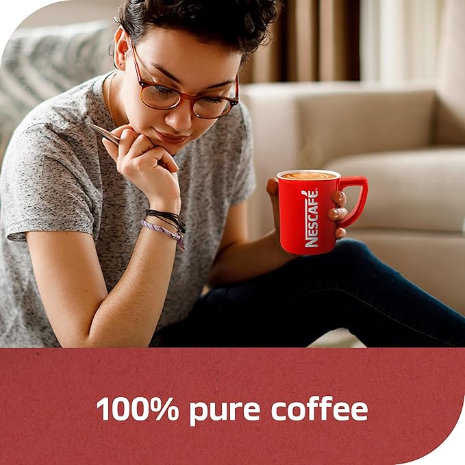 NESCAFÉ CLÁSICO Instant Coffee Dark Roast Coffee 1 Canister (14.1 Oz) (Pack of 2)
