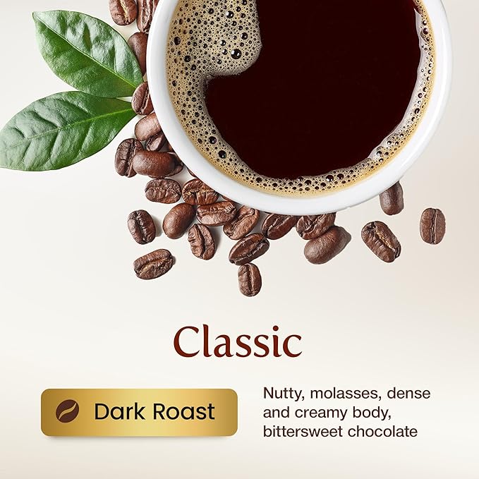 KONA EARTH 100% Kona Classic Coffee Dark Roast Whole Bean (8oz) Farm-Direct Authentic Hawaiian Kona Coffee beans from Hawaii’s Big Island Micro-Batch-Roasted