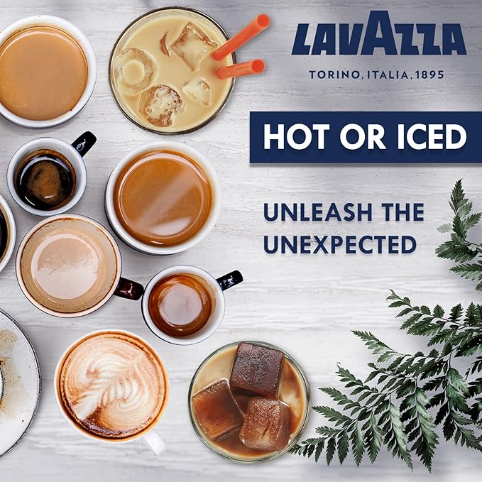 Lavazza Blue Coffee Capsules Variety Pack – 10 Count (5 Pods Each) – Includes Top Class &amp Caffè Crema Blends – Compatible with Lavazza LB Espresso Machines Only – Premium Italian Coffee