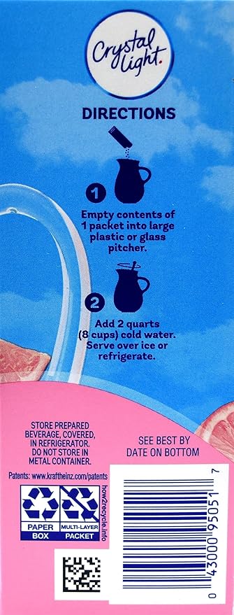 Crystal Light Pink Lemonade Drink Mix 12-Quart 2.9-Ounce Box (Pack Of 18)
