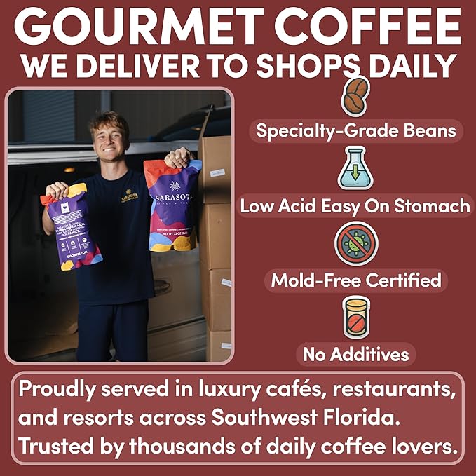 2 lb Hazelnut Whole Bean Coffee | Hazelnut Flavored Coffee Beans | Bulk Medium Roast Nutty Whole Bean | Specialty Grade | 32 oz