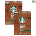 Starbucks Decaf Coffee K-Cup Pods Pike Place 24 CT (Pack of 2)
