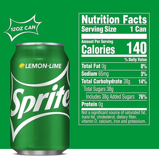 Coca-Cola Sprite Fridge Pack Bundle 12 fl oz 36 Pack