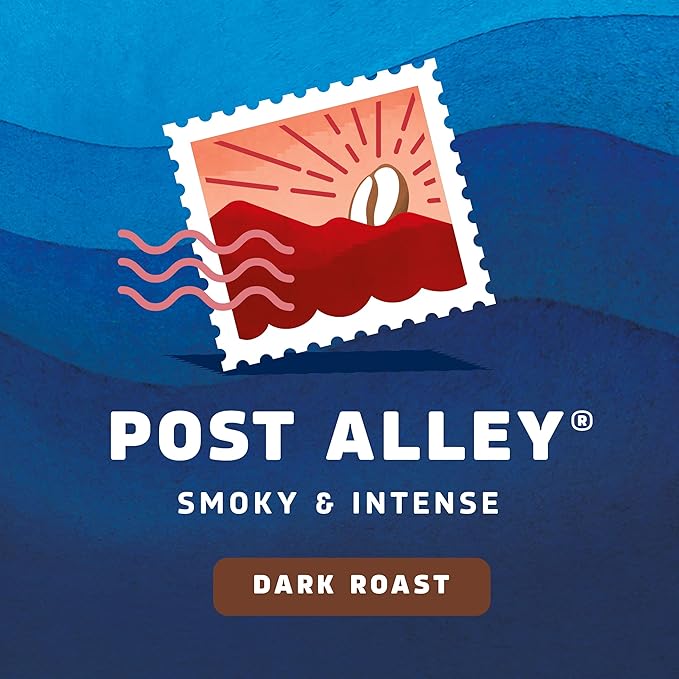 Seattle’s Best Coffee Dark Roast K-Cup Coffee Pods Post Alley 100% Arabica 6 Boxes (60 Pods Total)