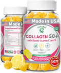 Lunakai USA Manufactured Collagen Gummies for Women &amp Men Over 50 Biotin &amp Vitamin C Supports Skin Elasticity Hair &amp Nail Strength Joint Support 60ct