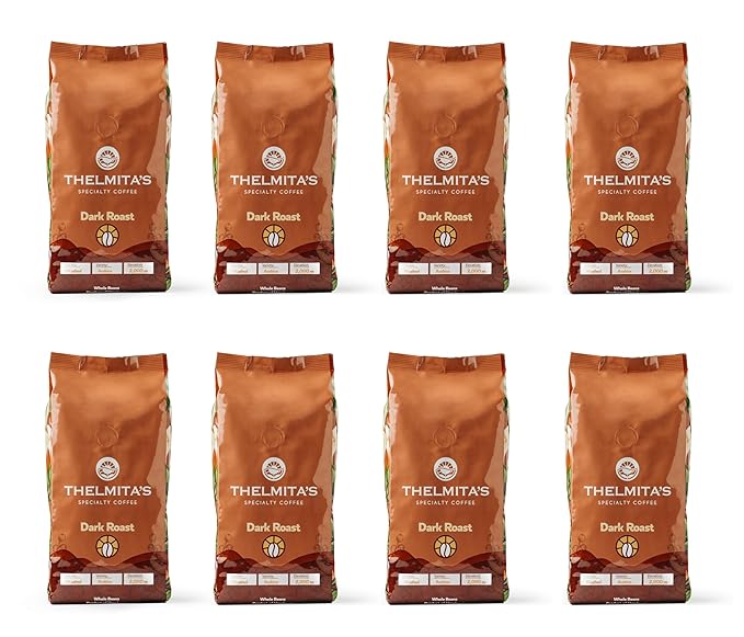 2.25 lbs — Dark Roast — 3 bags — Dark Roast Honduran Coffee Whole Bean — Single Origin Single Estate Specialty Beans — Intense Flavor with Rich Creamy Nutty Smooth Chocolate Notes and Low-Acid —