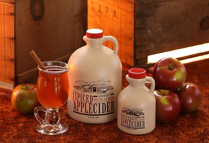 Mountain Cider Apple Cider Concentrate | Spiced Hot Apple Cider Drink | 16 fl. oz (16 servings)