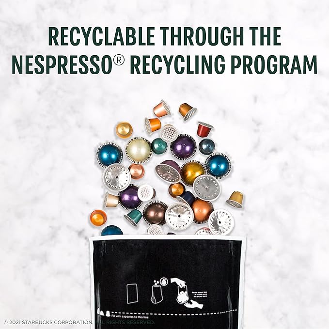 Starbucks by Nespresso Original Line Variety Pack Coffee 50-count Espresso Pods