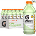 Gatorade Rapid Rehydration Electrolyte Beverage Lime Cucumber 20oz Bottles (12 Pack)