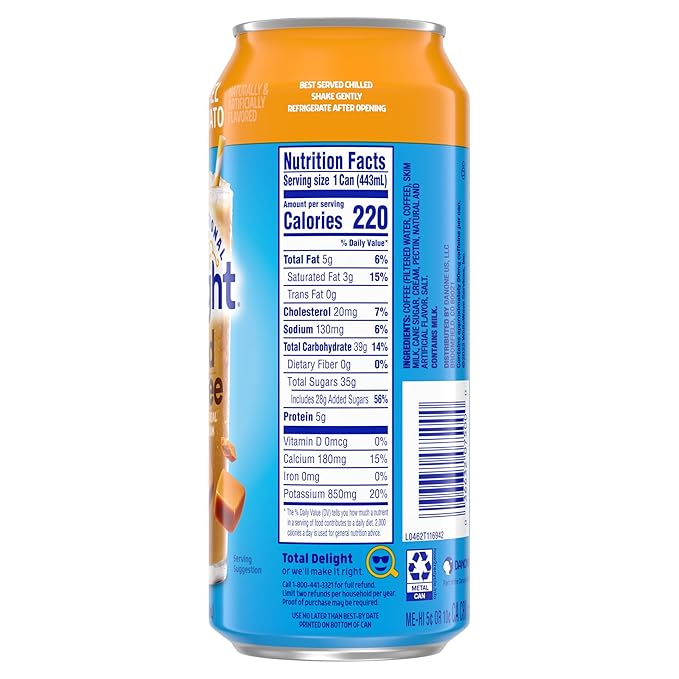 International Delight Iced Coffee Caramel Macchiato 15 Fl Oz (Pack of 12)