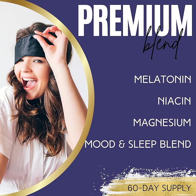 Lumen Naturals SkinnyDream Supplement for Women - Night Blend Vitamin C Niacin Magnesium Melatonin - 180 Capsules - 60 Servings