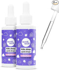 Wink Well Kids Liquid Melatonin Drops Natural Melatonin Drops for Children with 1mg Per Serving of Liquid Melatonin for Kids Drug-Free and Non-Habit Forming (2 Pack)