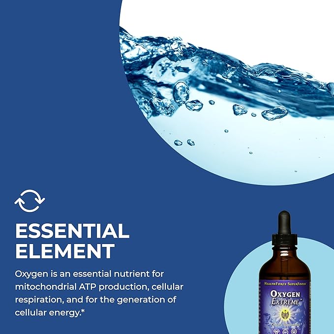 HealthForce SuperFoods Oxygen Extreme - Liquid - 4 Fl Oz Liquid Dropper