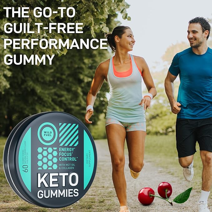 WILD FUEL Liquid B12 Keto Gummies and Liquid Collagen with Biotin Bundle