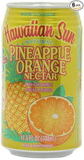Hawaiian Sun Nectar Pineapple-Orange 11.5-Ounce (Pack of 6)