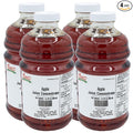 Nature Blessed 100% Pure Domestic Apple Fruit Juice Concentrate - 4 Quarts (4/32 fl oz bottles) Great for Mead Home Vintners Brewers Spirits or Smoothies