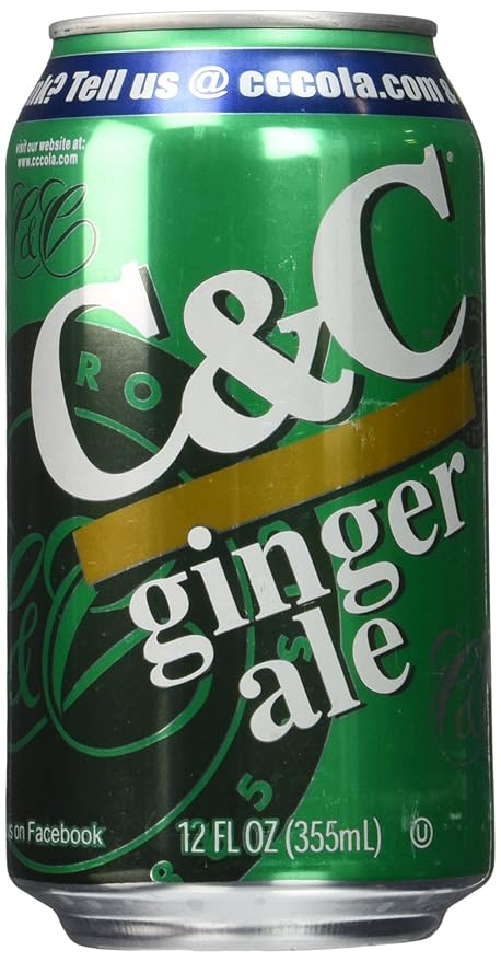 C&ampC Gingerale 12 Oz 24 Count