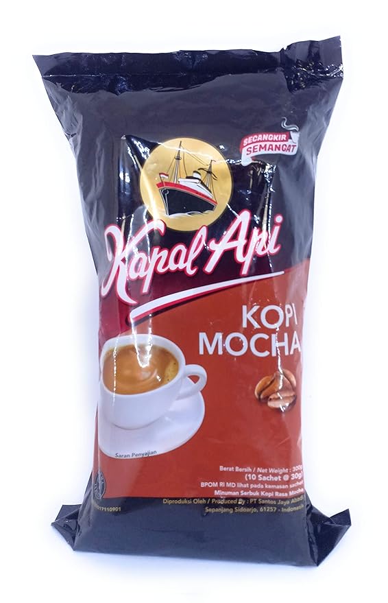 Kapal Api Coffee Mocha 10-ct  300 Gram (Pack of 1)
