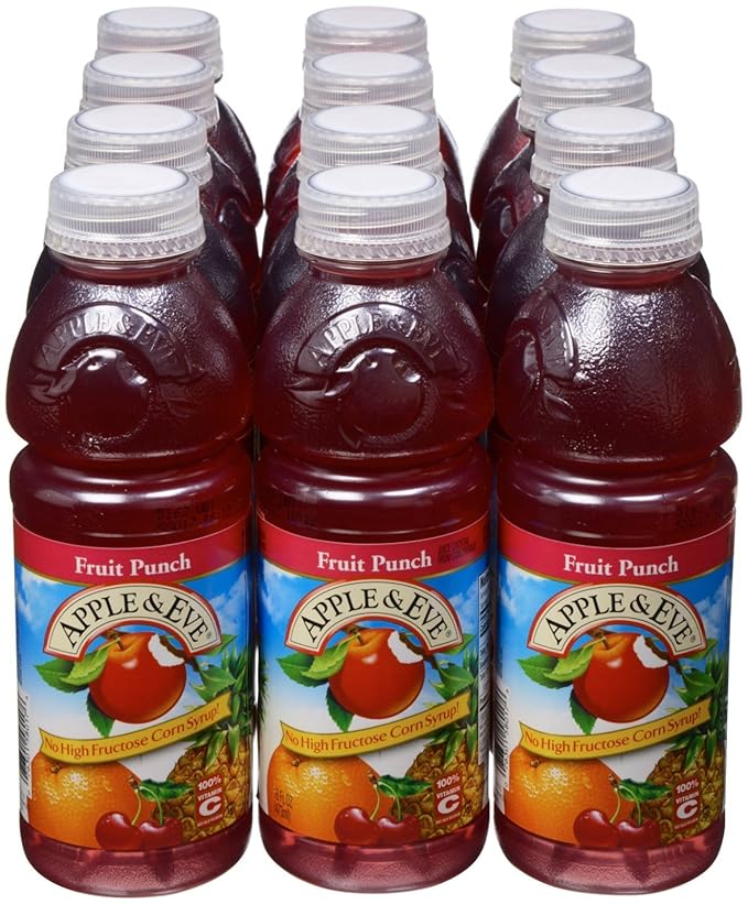 Apple &amp Eve On The Go 100% Juice - Fruit Punch - 16 oz - 12 Count