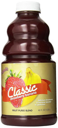 Dr. Smoothie Strawberry Banana Classic Blend Smoothie Bottles 46-Ounce