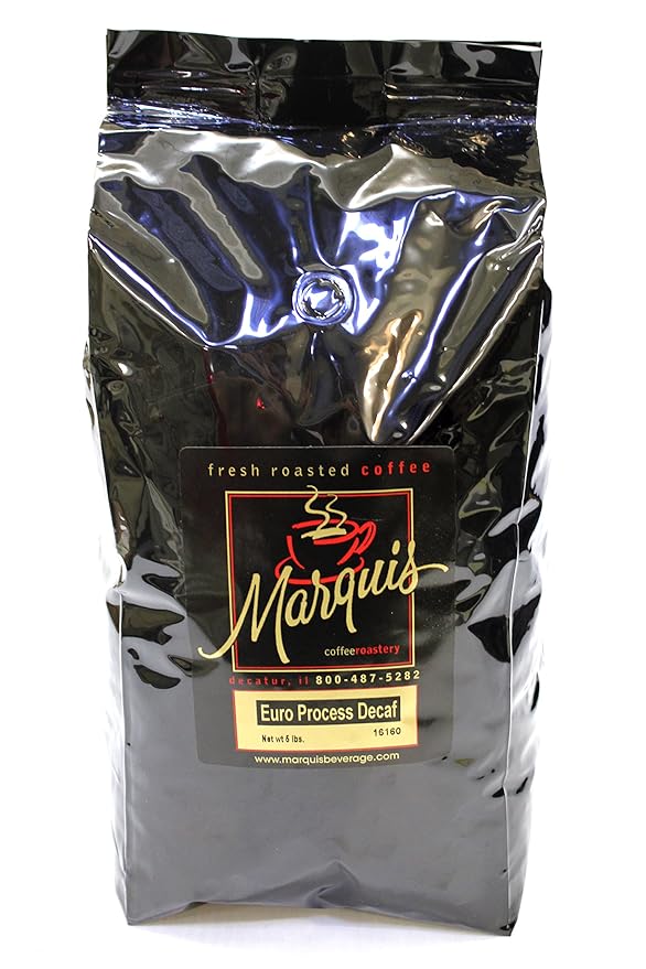 Euro-Processed Decaf Whole Bean Coffee 5lb bag