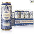 Corpse Reviver: Electrolyte Hydration Drink | Organic Non-Alcoholic 175mg Magnesium 325mg Potassium 75mg L-Theanine 20mg Zinc 20mg Sodium (Canned Flavored Sparkling Water) Berry Hibiscus 12-Pac
