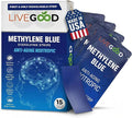 Methylene Blue Supplement for Mental Clarity and Memory – High Purity Pharmaceutical Grade Methylene Blue Strips – Fast-Acting Nootropic Brain Support – Mint Flavor 15 Count (20mg per Strip)