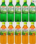 OKF Aloe Vera Original &amp Aloe Mango Drink 16.9-ounce Bottles (Pack of 10)