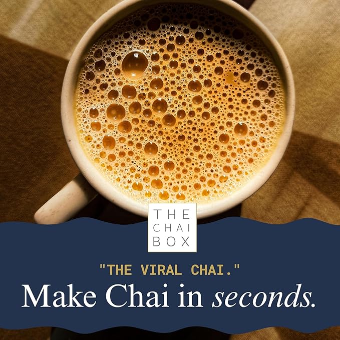 The Chai Box Top Selling Loose Leaf Tea Gift Set - Featured in Oprah's Favorite Things | 3-Flavor Caffeinated Chai Tea Gift Box with Stainless Steel Steeper (3 Pack) | Small Batch Loose Leaf Tea with