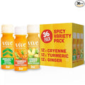 Vive Organic Immune Support Cold-Pressed Juice Shot Gluten Free Vegan Immunity Boosting Ginger-Cayenne-Turmeric Variety Pack 2 Fl Oz (Pack of 36)