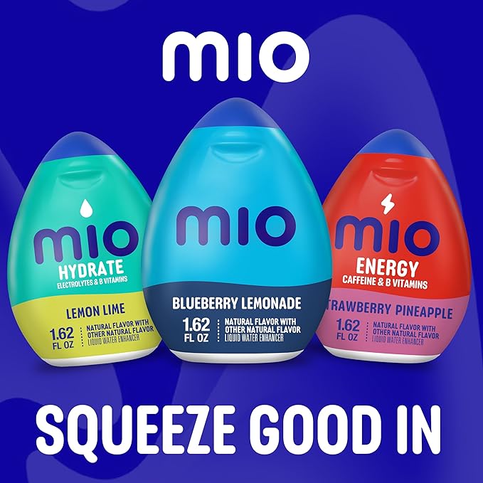 Mio Water Enhancer Blueberry Lemonade 1.62 Fl Oz (Pack of 5)
