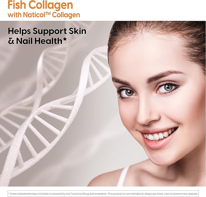 Doctor's Best Fish Collagen w/Naticol Fish Collagen Supports Skin Nails Joints 30 Powder Stick Pack