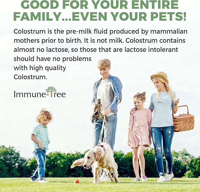 100% Bovine Colostrum Powder 120 Servings 6.5oz Supports Anti-Aging Healthy Immune System Gut &amp Digestion Muscle &amp Tissue &amp Wellness Made in USA from Grass Fed Grade A Dairy Cows