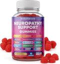 Sugar Free Neuropathy Support Gummies for Nerve – Enhanced Nerve Health Regeneration Cognitive Support with Vitamin B1 B6 B12 Magnesium ALA Turmeric CoQ10 &amp More