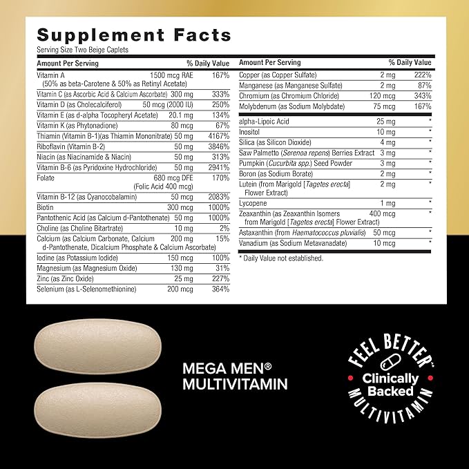 GNC Mega Men Whole Body Ultra Premium Vitapak Program Best Nutrition Pack for Male Wellness Convenient 8 Products in 1 Packet Memory with Clinically Proven Ingredients Joint Support 30 svgs
