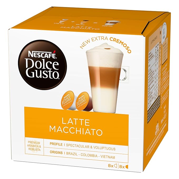 Nescafé Dolce Gusto Cream Set: Latte Macchiato Cappuccino Au Lait 3 x 16 Capsules