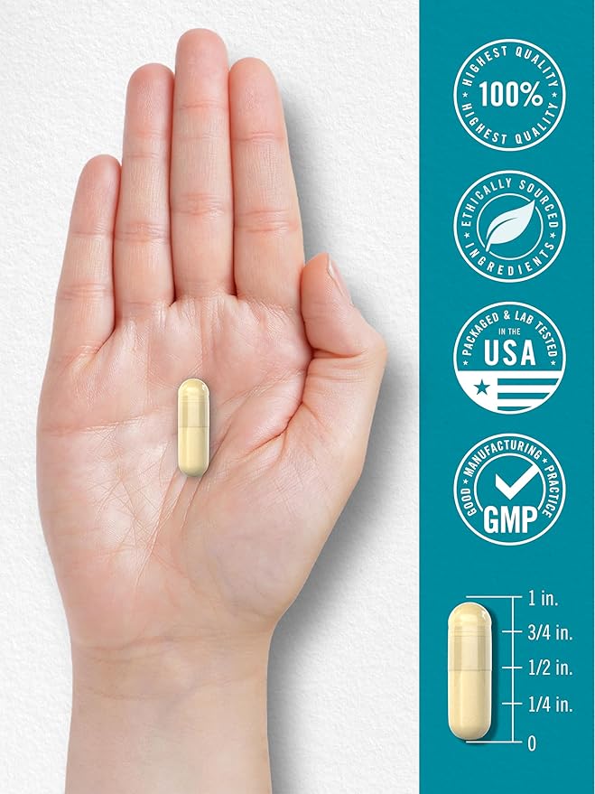 Carlyle Chicken Sternum Cartilage Collagen Capsules | Type II 3000mg | 120 Pills | Plus Hyaluronic Acid | Non-GMO Gluten Free