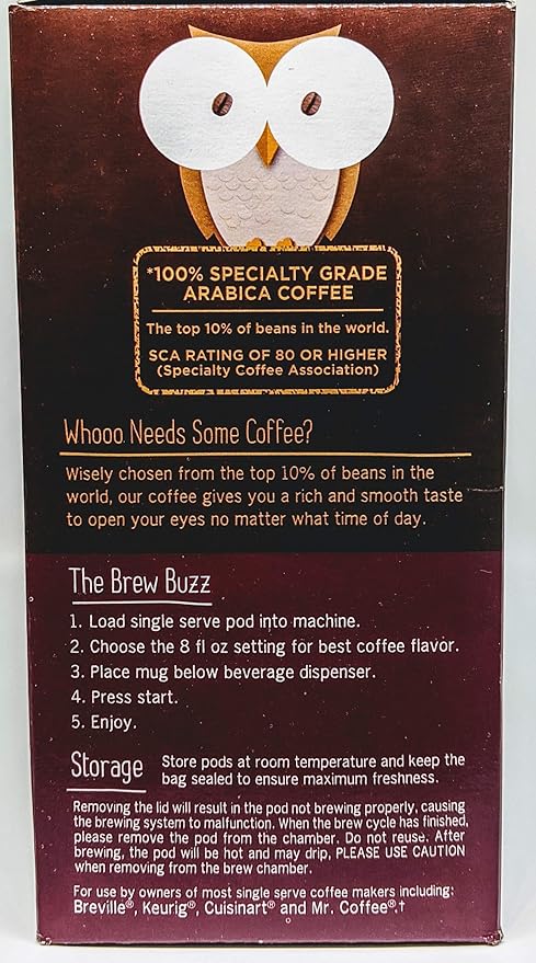 Wide Awake Coffee Single Serve Coffee Pods (32 Count Breakfast Blend)